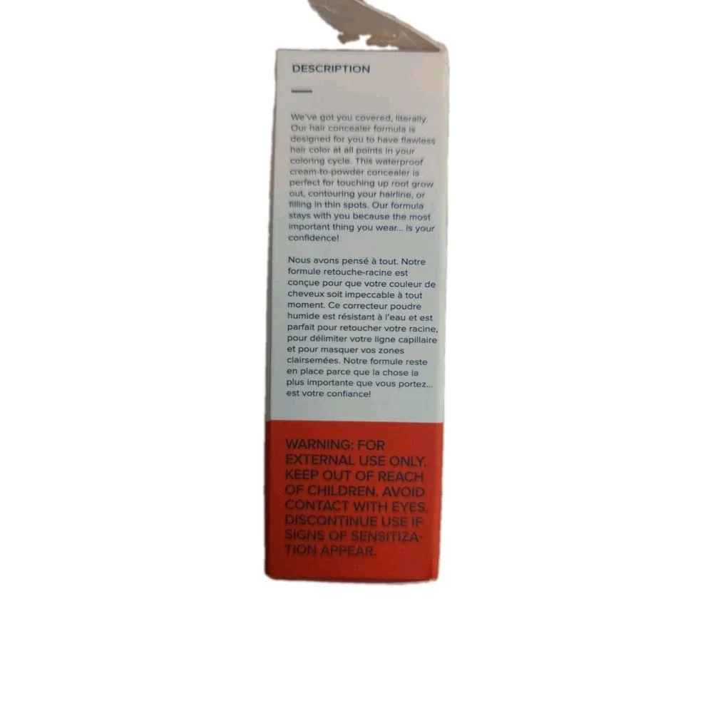TRUHAIR Color & Conceal Red Hair Cream To Powder Hair Concealer 0.6oz Waterproof